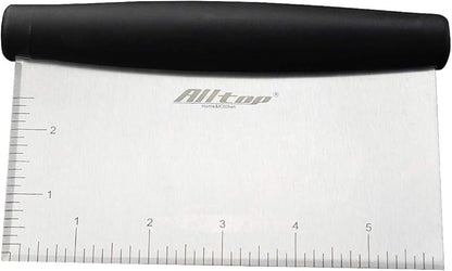 Dough Bowl Spatula & Stainless Steel Bench Scraper/Chopper