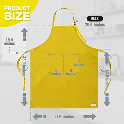 ROTANET Extra Large Apron for Men Adjustable Bib Aprons