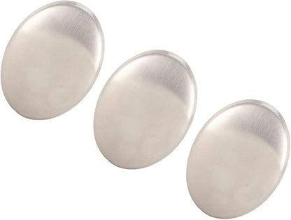 Stainless Steel Soap, Premium Odor Eliminator Bar for Kitchen & Outdoor Use 304 Grade Dishwasher Safe Hand Wash 3 Pack