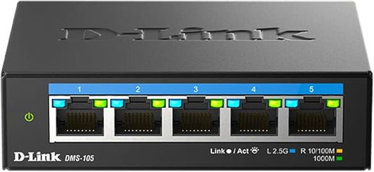 D-Link 5-Port 2.5GB Unmanaged Gaming Switch