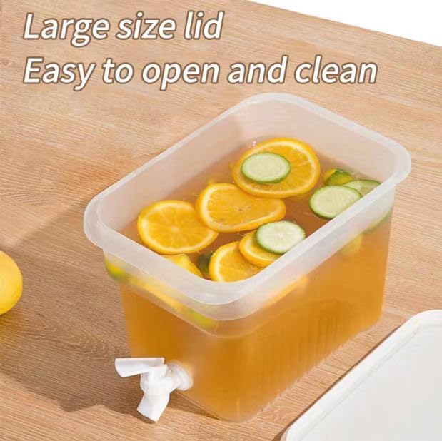 BEWBBAT 2 Pack 1.3 Gallon Fridge Drink Dispenser