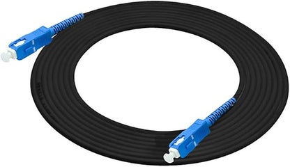 Jeirdus 100M SC Outdoor Armored Simplex SM Fiber Optic Cable Jumper
