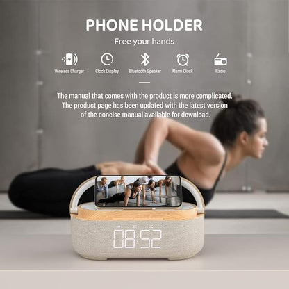 COLSUR Bluetooth Speaker Alarm Clock