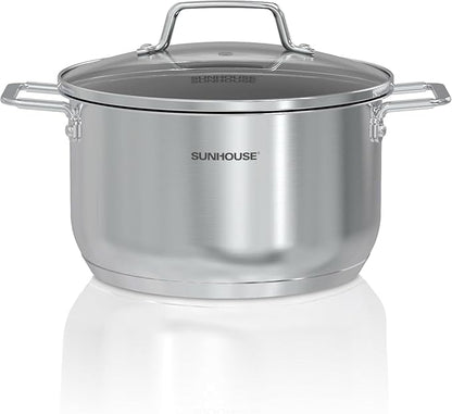 SUNHOUSE 18/8 Stainless Steel Stock Pot