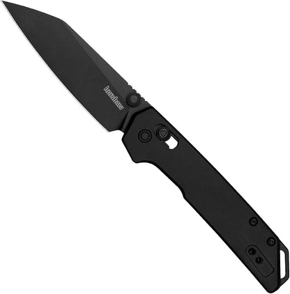 Kershaw Mini Iridium Folding Pocket Knife, 3 inch D2 Steel Blade, DuraLock, Aluminum Handle, Pocketclip
