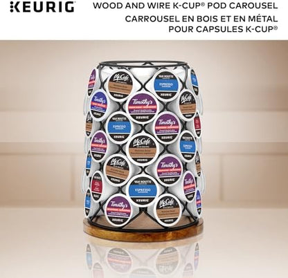 Keurig 5000351185 K-Cup Whirl Carousel Coffee Pod holder, 49, Black