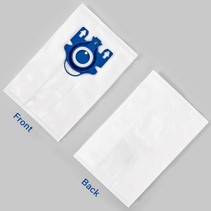 14 Packs 3D Airclean GN Vacuum Cleaner Bags Replacement for Miele Classic C1, Complete C1,Complete C2,Complete C3 S227 S240 S270 S400 S2 S5 S8 Series with 4 Motor Protection Filters,4 AirClean Filters