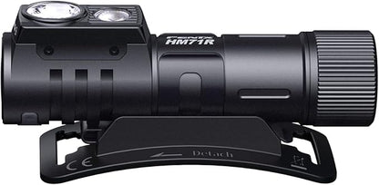 Fenix HM71R Headlamp, 2700 Lumen Super Bright USB-C Rechargeable Spot Light Flood Light L-Shape 90 Degree Right Angle Flashlight Industrial Grade with LumenTac Organizer