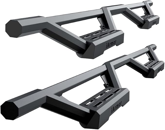 APS Drop Steps Running Boards Compatible with Ram 1500 2019-2026 Crew Cab (Will Not Fit 2018 Previous Generation Build in 19-24) | Stainless Steel | Anti-Slip | 500lbs Capacity | 5-Year Warranty