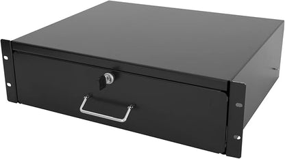RAISING ELECTRONICS Drawer Server Cabinet Case 19 Inch Locking Rack Mount DJ
