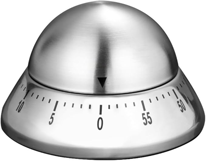 Mechanical Kitchen Timer, Wind Up 60 Minutes Manual Countdown