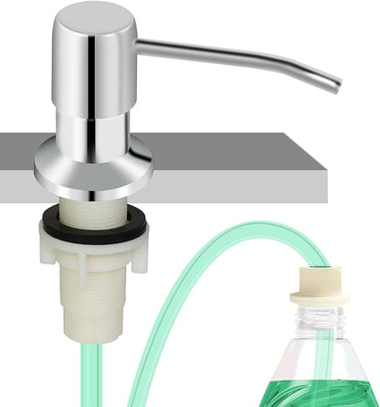 Soap Dispenser for Kitchen Sink, Built in Sink Soap Dispenser, Countertop Soap