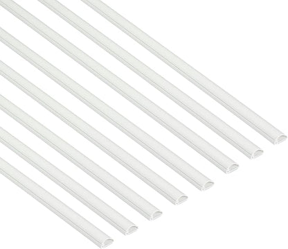 D-Line Half Round Cord Hider, Patented Cable Cover, Hide TV Wall Mount Wires