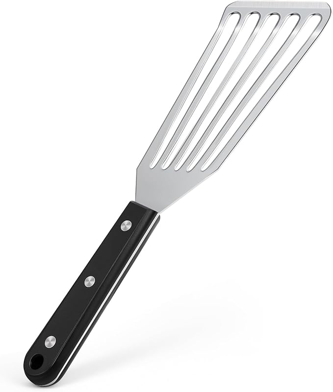 Newness Metal Fish Turner Spatula Stainless Steel