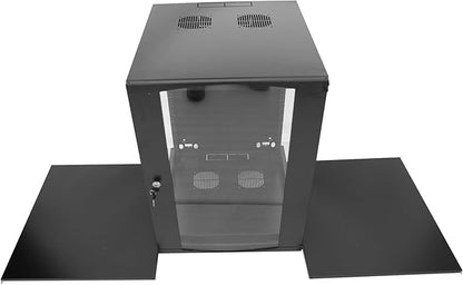 9U Server Cabinet Wall Mount Rack Enclosure