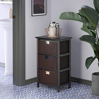 Winsome Omaha Home Storage Rack with 3 Baskets