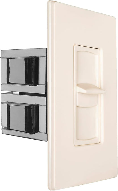 OSD Audio 100W Sleek, Minimalist Design in Wall Volume Control, Slider Almond
