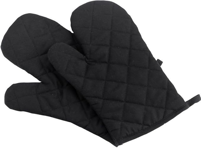 Oven Mitts, Premium Heat Resistant Kitchen Gloves Cotton & Polyester Quilted