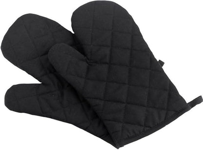 Oven Mitts, Premium Heat Resistant Kitchen Gloves Cotton & Polyester Quilted