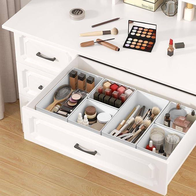 DIMJ Drawer Organizer Clothes 20 Pack