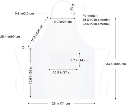 Jubatus 12 Pack Bib Aprons