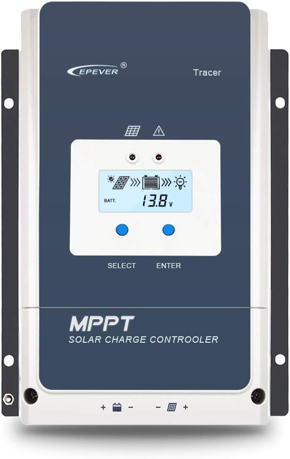 EPEVER 60A MPPT Solar Charge Controller 12V/24V/36V/48V DC Automatically