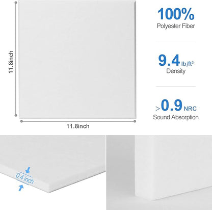 Sonicism 22 Pack Acoustic Wall Panels