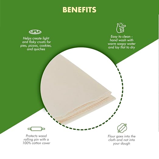 Regency Wraps Natural Pastry Cloth 20"x24"