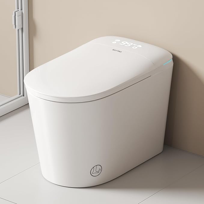 BAYTINA Smart Toilet with Auto Open/Close Lid, ADA Height Heated Seat, Warm