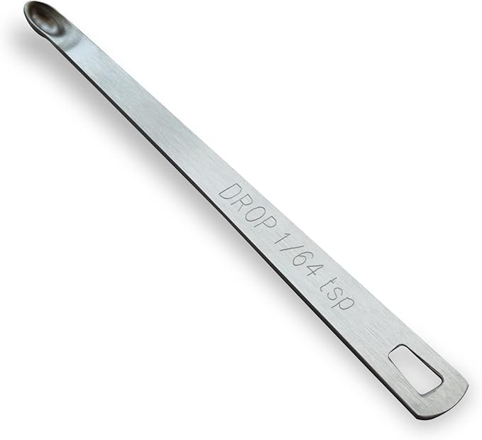 1PCS 1/64 Teaspoon Single Tiny Measuring Spoon, Small Individual Stainless