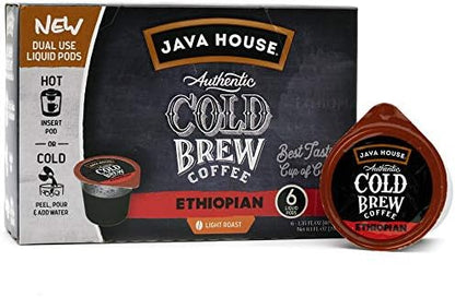 Java House Cold Brew Coffee Concentrate, Ethiopian, 1.35 Fl Oz