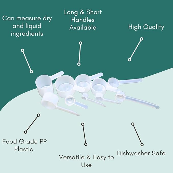 25 mL Long Handle Plastic Measuring Spoon