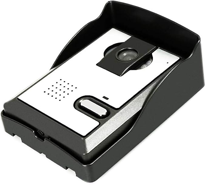 AMOCAM Wired Video Intercom Doorbell System 4.3 Inches HD LCD 2- Monitor Video