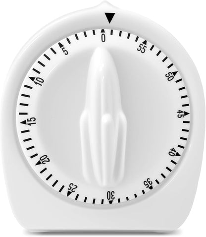 Kitchen Timers for Cooking, 60 Minute Wind Up Timer, Visual Mechanical Timer