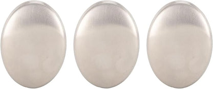 Stainless Steel Soap, Premium Odor Eliminator Bar for Kitchen & Outdoor Use 304 Grade Dishwasher Safe Hand Wash 3 Pack