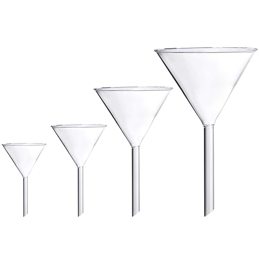 Glass Funnel Set, 50mm & 40mm Diameter