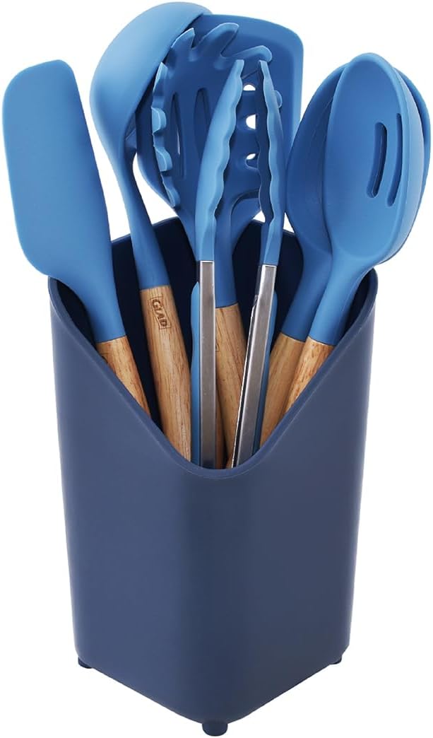 Glad Silicone Kitchen Utensils Set, and Spaghetti Server