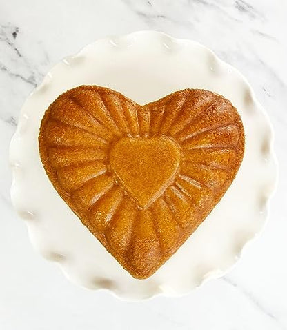 USA Pan Global Bakeware Fancy Heart Cake Pan