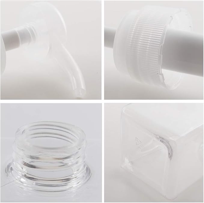 Pump Bottle, Refillable Plastic Empty Lotion Soap Dispenser Liquid Container