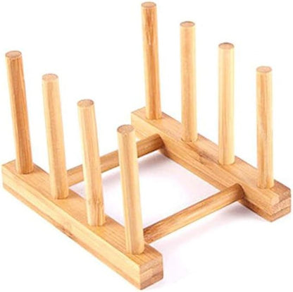 YWSHF Bamboo Wooden Dish Rack Dishes Drainboard Drying Drainer Storage Holder