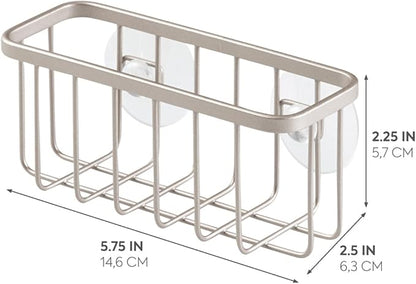 iDesign Rust-Resistant Stainless Steel Sponge Holder