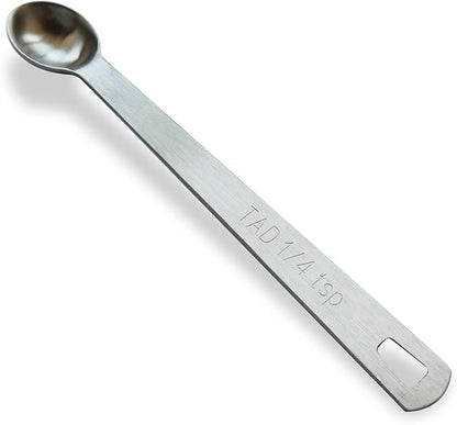 1PCS 1/4 Teaspoon Single Tiny Measuring Spoon, Small Individual Stainless Steel