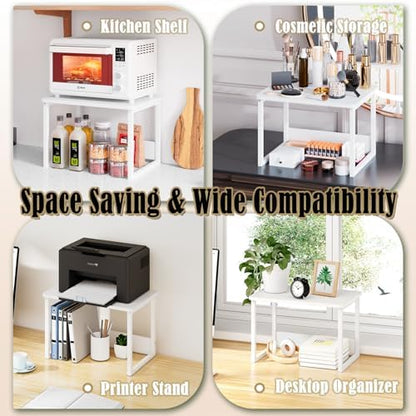 MARTY Countertop Organizer,17.1"x12.4", Cabinet Organizer Microwave Stand