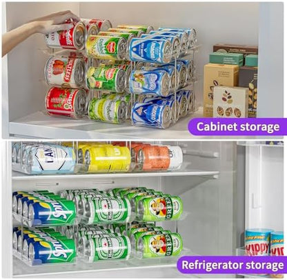 Can Organizer for Pantry, 3-Tier Combinable Can Rack