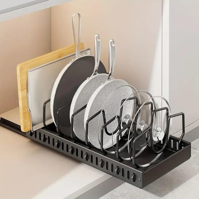 AmoiChic 2 Pack Pull Out Cabinet Organizer