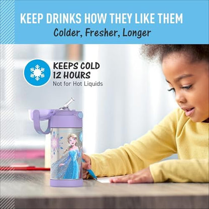 THERMOS FUNTAINER Water Bottle with Straw, 12oz, Frozen 2