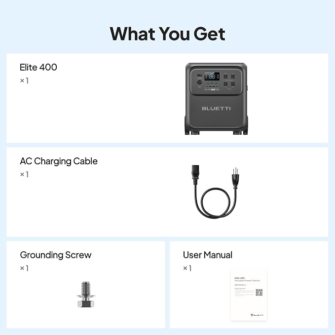 BLUETTI Elite 400 Portable Power Station