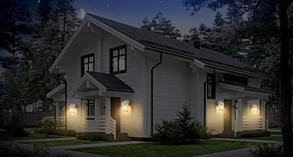 JOKAONOTL Dusk to Dawn Porch Lights