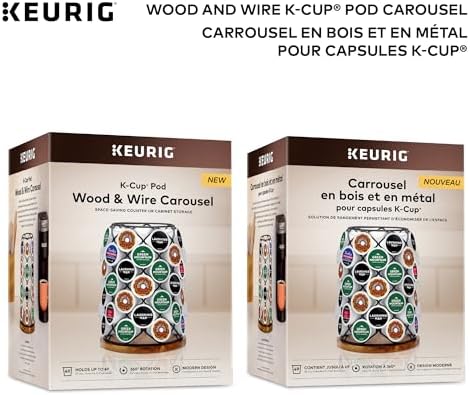 Keurig 5000351185 K-Cup Whirl Carousel Coffee Pod holder, 49, Black