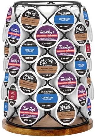 Keurig 5000351185 K-Cup Whirl Carousel Coffee Pod holder, 49, Black